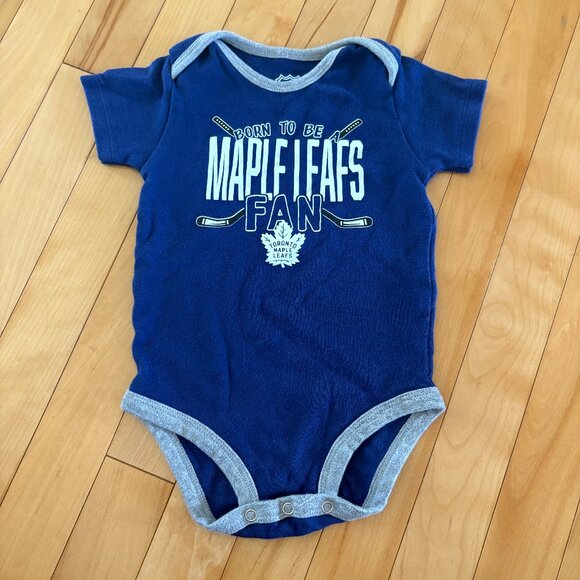 Toronto Maple Leafs Baby Shirt Blue Size 18 months NHL Hockey - Picture 1 of 7